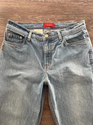 Vintage Zena Jeans 8P Y2K Light Wash Bootcut Stretch Denim Petite thumbnail 6