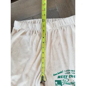 Boys Lie Terry Cloth Sweatpants Womens Peach Medium Meet Cupid Joggers‎ thumbnail 7