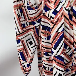 Vince Camuto abstract print off shoulder medium top thumbnail 3