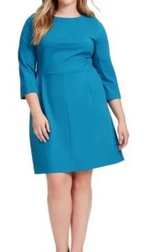 Amanda Uprichard Chelsea Dress In Deep Teal thumbnail 1