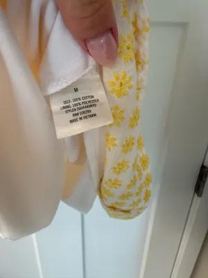 Miami Yellow flower dress thumbnail 5