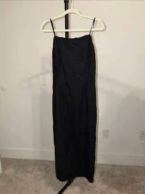 Stockholm Atelier & Other Stories Black Cami Cocktail Dress - Size 12 thumbnail 3