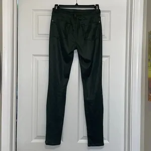 7 for all Mankind Green Stretchy Skinny Ankle 5 pocket Jeans thumbnail 4