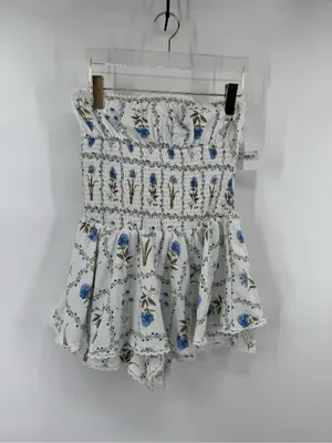 Altar'd State Lydia Strapless Floral Romper size small NWT thumbnail 3