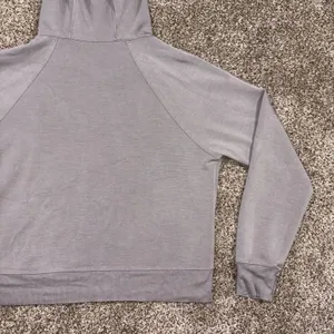 RECREATION Grey Half-Zip Athletic Hoodie Pocket Sweatshirt Womens Small thumbnail 9