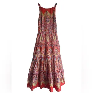 NEW Talbots Tiered Halter Maxi Dress - Medallion Print Size 6 thumbnail 7