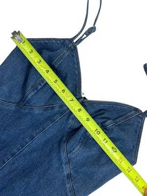 House of Harlow 1960 Denim A line Midi Dress thumbnail 8