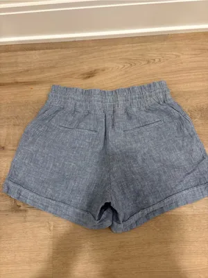Athleta Cabo Linen Shorts Size 8 4” thumbnail 5