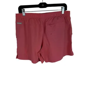 Columbia Pink 100% Nylon Lightweight Elastic Waist Athletic Outdoor Shorts Sz‎ M thumbnail 2