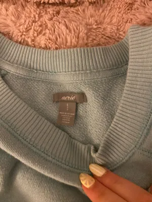Blue Aerie Sweatshirt Oversized thumbnail 2