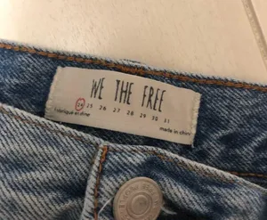Free People Jean Skirt Mini thumbnail 4