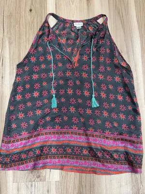 Natural Life Live Happy Sleeveless Lightweight Blouse Top Women’s Small thumbnail 1