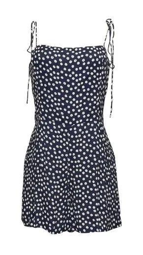 REFORMATION Cammie Romper, Flores, 12 (US) thumbnail 1