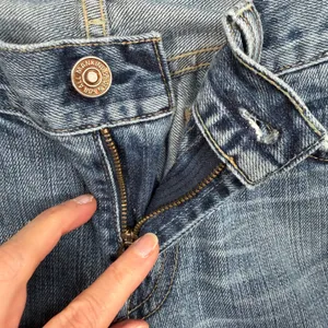 7 For All Mankind 27 Jeans Flare Low Rise Boho Retro Distressed Medium Blue Wash thumbnail 8