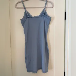 Medium H&M Ribbed Blue Body Con Dress thumbnail 3