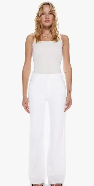 MOTHER The Hustler Roller Skimp White Jeans, Size 27 New w/Tag SOLD OUT thumbnail 5
