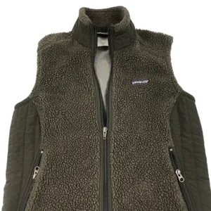 PATAGONIA Synchilla Classic Retro-X Fleece Vest Women M Green Outdoor Camping thumbnail 4