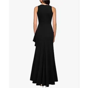 NEW Sleeveless Split Bodycon Mermaid Evening Cocktail Maxi Formal Dress M thumbnail 2