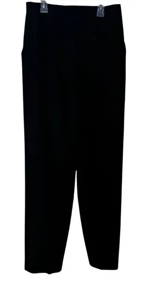 Zara Basic Womens Black High Waisted Straight Leg‎ Dress Pants Size M NWT thumbnail 1