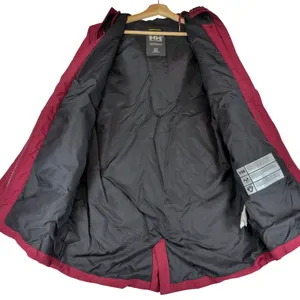 Helly Hansen Ardmore Insulated Parka Jacket Burgundy Red 53126 Women Small thumbnail 3