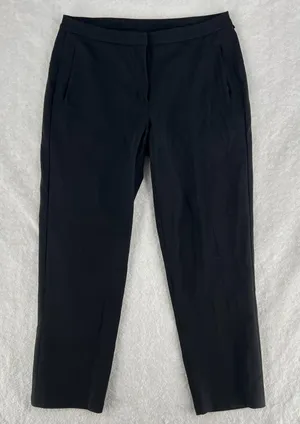 Lululemon On The Move‎ Pant Lightweight Womens 10 Black Tailored Sweat Wicking thumbnail 1