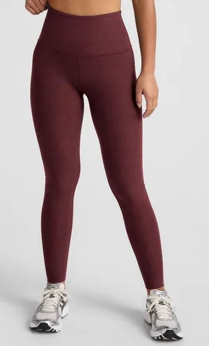 Beyond Yoga Spacedye Vitalize Full Length High Waist Leggings‎ Heather Purple XS thumbnail 1