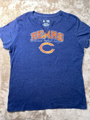 NFL Chicago Bears Women's Navy Short Sleeve Graphic Tee thumbnail 1