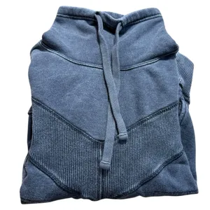 FP Movement by Free People Ivy League Washed Gray Black Pullover Medium Sweater thumbnail 6