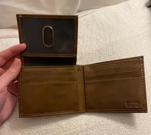 Levi's Leather Trifold Wallet thumbnail 3
