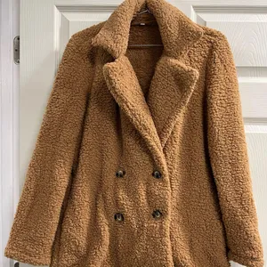 Women’s Light Brown Fleece Jacket thumbnail 1