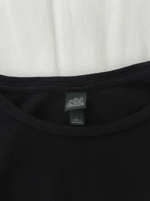 Wild Fable Black crop tshirt thumbnail 2