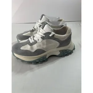 Vintage Havana EST‎ 1954 Sneaker Women 8 Gray Suede White Mesh Chunky Platform thumbnail 2