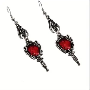 1pc‎ Red Bat & Coffin Gothic Bohemian Style Black Rope Necklace thumbnail 2