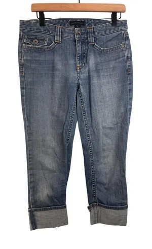Banana Republic Womens Vintage 2005 Y2K Low‎ Rise Cropped Jeans Blue Size 6 thumbnail 1