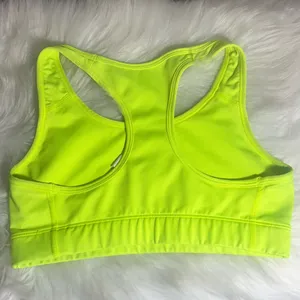 Nike Dri-Fit Pro Sport Bra Neón Yellow Size Small thumbnail 2
