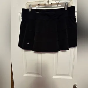 lululemon athletica Classic Black Mini Skirt thumbnail 3