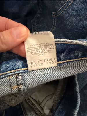 Vintage Levi’s Made in USA Denim Maxi Skirt thumbnail 7