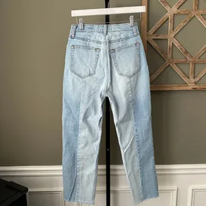 Abercrombie & Fitch Curve Love Ankle Straight Ultra High Rise 27 /4 thumbnail 5