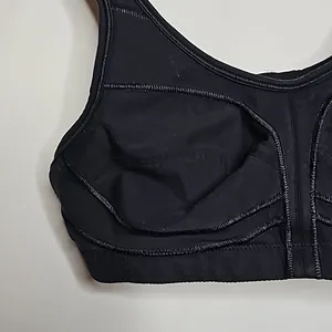 Lululemon athletica black sports bra workout gym training running size Small thumbnail 3