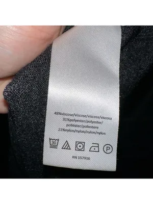 H by Halston Scoopneck Long Sleeve Dark Grey Sweater Dress thumbnail 9