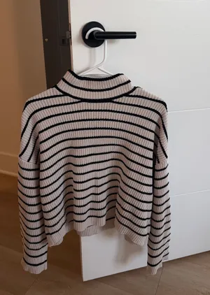 Sanctuary Striped Sweater Turtleneck thumbnail 2