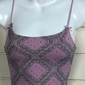 PacSun purple bandana print cropped cami top size XS thumbnail 7