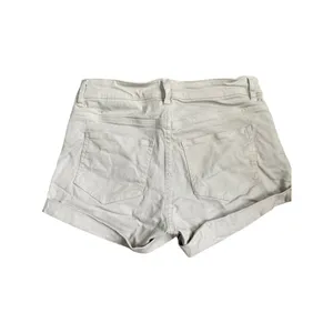 khaki high waisted shorts thumbnail 3