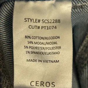 Ceros Time For Change Sabrina High Rise Cargo Straight‎ Jeans in Malibu Size 24 thumbnail 11
