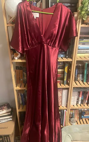 Grey Birdy Bridesmaid Dress thumbnail 1