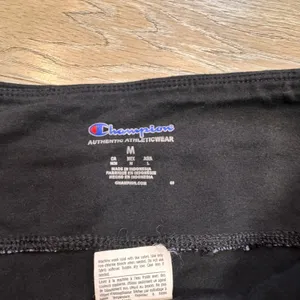 Champion Womens Black Purple Stripe Athletic‎ Leggings Activewear Medium M thumbnail 3