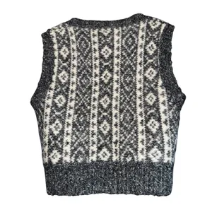 Rag & Bone Alpaca Blend Sweater Vest Womens XS Academia Warm Soft Preppy Holiday thumbnail 3