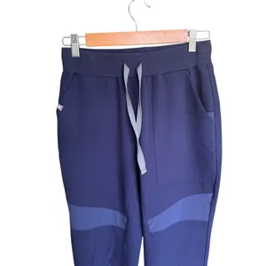 FIGS - Technical Collection Navy Jogger Scrub Pants Sz Xs thumbnail 3