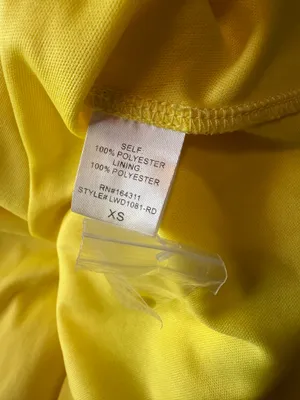 Aura Maxi Dress Yellow Size XS thumbnail 6
