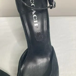 Coach Womens Chrystie Closed Toe Ankle Strap Casual Platforms Fashion Heels 9B thumbnail 3